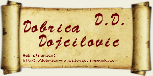 Dobrica Dojčilović vizit kartica